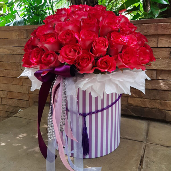 Sweet 60 Roses in a box